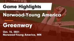 Norwood-Young America  vs Greenway Game Highlights - Oct. 15, 2021
