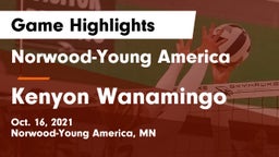 Norwood-Young America  vs Kenyon Wanamingo Game Highlights - Oct. 16, 2021