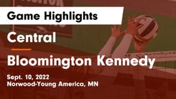 Central  vs Bloomington Kennedy Game Highlights - Sept. 10, 2022
