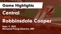 Central  vs Robbinsdale Cooper  Game Highlights - Sept. 9, 2023