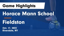 Horace Mann School vs Fieldston  Game Highlights - Oct. 17, 2022