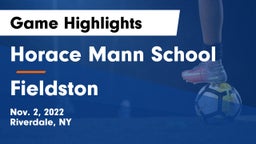Horace Mann School vs Fieldston  Game Highlights - Nov. 2, 2022