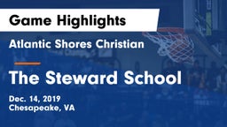 Atlantic Shores Christian  vs The Steward School Game Highlights - Dec. 14, 2019