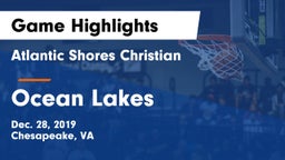 Atlantic Shores Christian  vs Ocean Lakes  Game Highlights - Dec. 28, 2019
