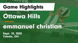 Ottawa Hills  vs emmanuel christian Game Highlights - Sept. 10, 2020