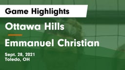 Ottawa Hills  vs Emmanuel Christian Game Highlights - Sept. 28, 2021
