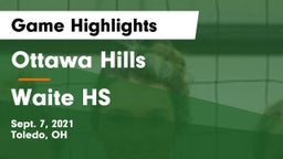 Ottawa Hills  vs Waite HS Game Highlights - Sept. 7, 2021