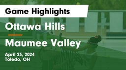 Ottawa Hills  vs Maumee Valley Game Highlights - April 23, 2024