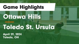 Ottawa Hills  vs Toledo St. Ursula Game Highlights - April 29, 2024