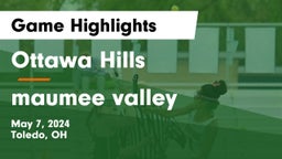 Ottawa Hills  vs maumee valley Game Highlights - May 7, 2024
