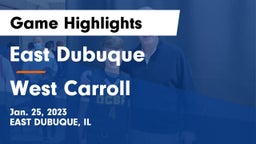 East Dubuque  vs West Carroll  Game Highlights - Jan. 25, 2023
