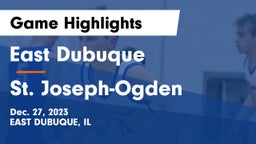 East Dubuque  vs St. Joseph-Ogden  Game Highlights - Dec. 27, 2023