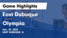 East Dubuque  vs Olympia  Game Highlights - Dec. 29, 2023