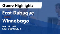 East Dubuque  vs Winnebago Game Highlights - Dec. 29, 2023