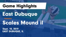 East Dubuque  vs Scales Mound il Game Highlights - Sept. 10, 2019