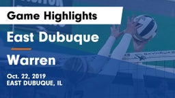 East Dubuque  vs Warren Game Highlights - Oct. 22, 2019