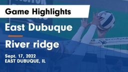 East Dubuque  vs River ridge  Game Highlights - Sept. 17, 2022