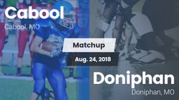 Matchup: Cabool  vs. Doniphan   2018