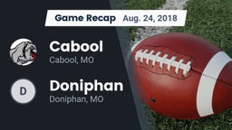 Recap: Cabool  vs. Doniphan   2018