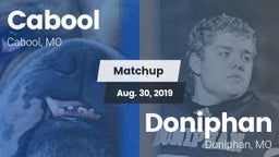 Matchup: Cabool  vs. Doniphan   2019