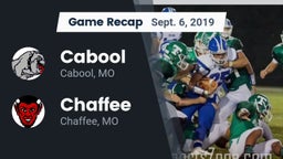 Recap: Cabool  vs. Chaffee  2019