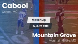 Matchup: Cabool  vs. Mountain Grove  2019