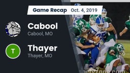 Recap: Cabool  vs. Thayer  2019
