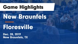 New Braunfels  vs Floresville  Game Highlights - Dec. 28, 2019