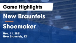 New Braunfels  vs Shoemaker  Game Highlights - Nov. 11, 2021