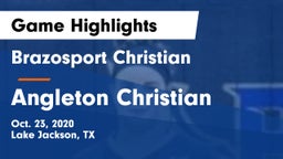 Brazosport Christian  vs Angleton Christian Game Highlights - Oct. 23, 2020