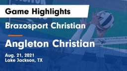Brazosport Christian  vs Angleton Christian Game Highlights - Aug. 21, 2021