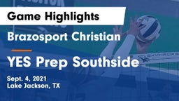 Brazosport Christian  vs YES Prep Southside Game Highlights - Sept. 4, 2021