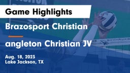 Brazosport Christian  vs angleton Christian JV Game Highlights - Aug. 18, 2023