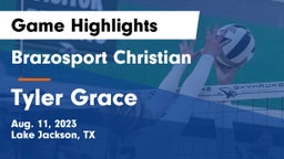 Brazosport Christian  vs Tyler Grace Game Highlights - Aug. 11, 2023