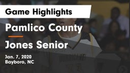 Pamlico County  vs Jones Senior  Game Highlights - Jan. 7, 2020