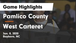Pamlico County  vs West Carteret  Game Highlights - Jan. 8, 2020