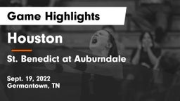 Houston  vs St. Benedict at Auburndale   Game Highlights - Sept. 19, 2022