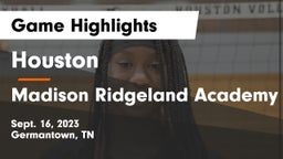 Houston  vs Madison Ridgeland Academy Game Highlights - Sept. 16, 2023