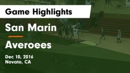 San Marin  vs Averoees Game Highlights - Dec 10, 2016