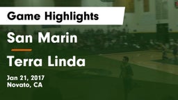 San Marin  vs Terra Linda  Game Highlights - Jan 21, 2017