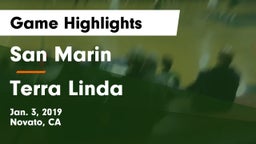 San Marin  vs Terra Linda  Game Highlights - Jan. 3, 2019