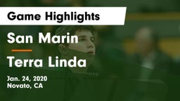 San Marin  vs Terra Linda  Game Highlights - Jan. 24, 2020