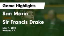 San Marin  vs Sir Francis Drake Game Highlights - May 1, 2021