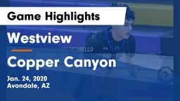 Westview  vs Copper Canyon  Game Highlights - Jan. 24, 2020