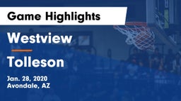 Westview  vs Tolleson  Game Highlights - Jan. 28, 2020