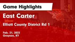 East Carter  vs Elliott County District Rd 1 Game Highlights - Feb. 21, 2023