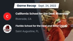 Recap: California School for the Deaf, Riverside vs. Florida School for the Deaf and Blind (FSDB) 2022