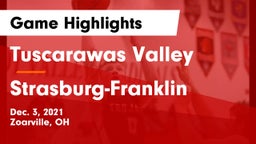 Tuscarawas Valley  vs Strasburg-Franklin  Game Highlights - Dec. 3, 2021