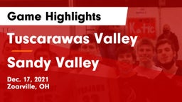 Tuscarawas Valley  vs Sandy Valley  Game Highlights - Dec. 17, 2021