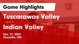 Tuscarawas Valley  vs Indian Valley  Game Highlights - Jan. 21, 2022